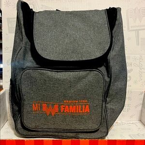 Whataburger Mi Familia Gray and Black Backpack
